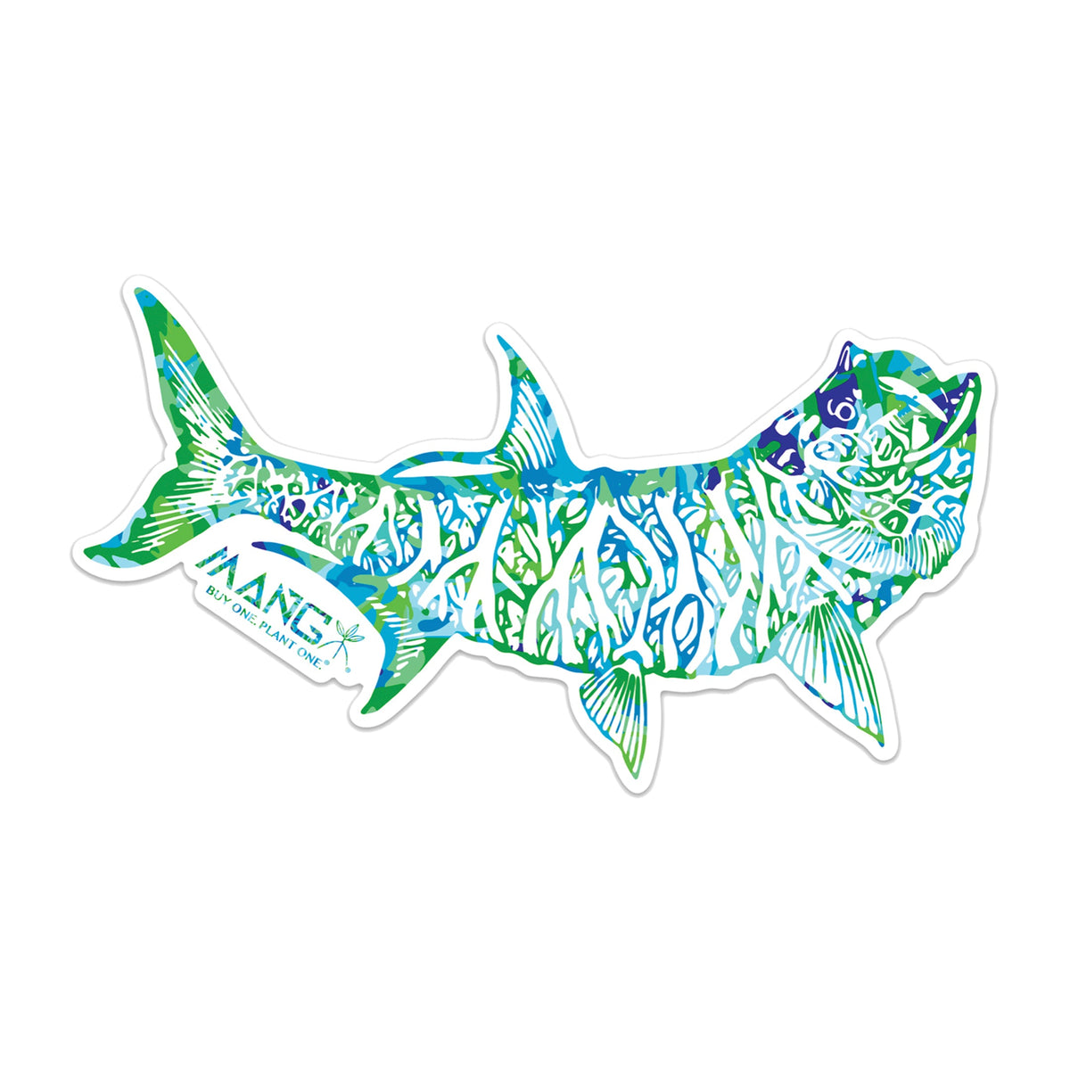 MANG Tarpon MANG - Sticker - 10"x5.5"-