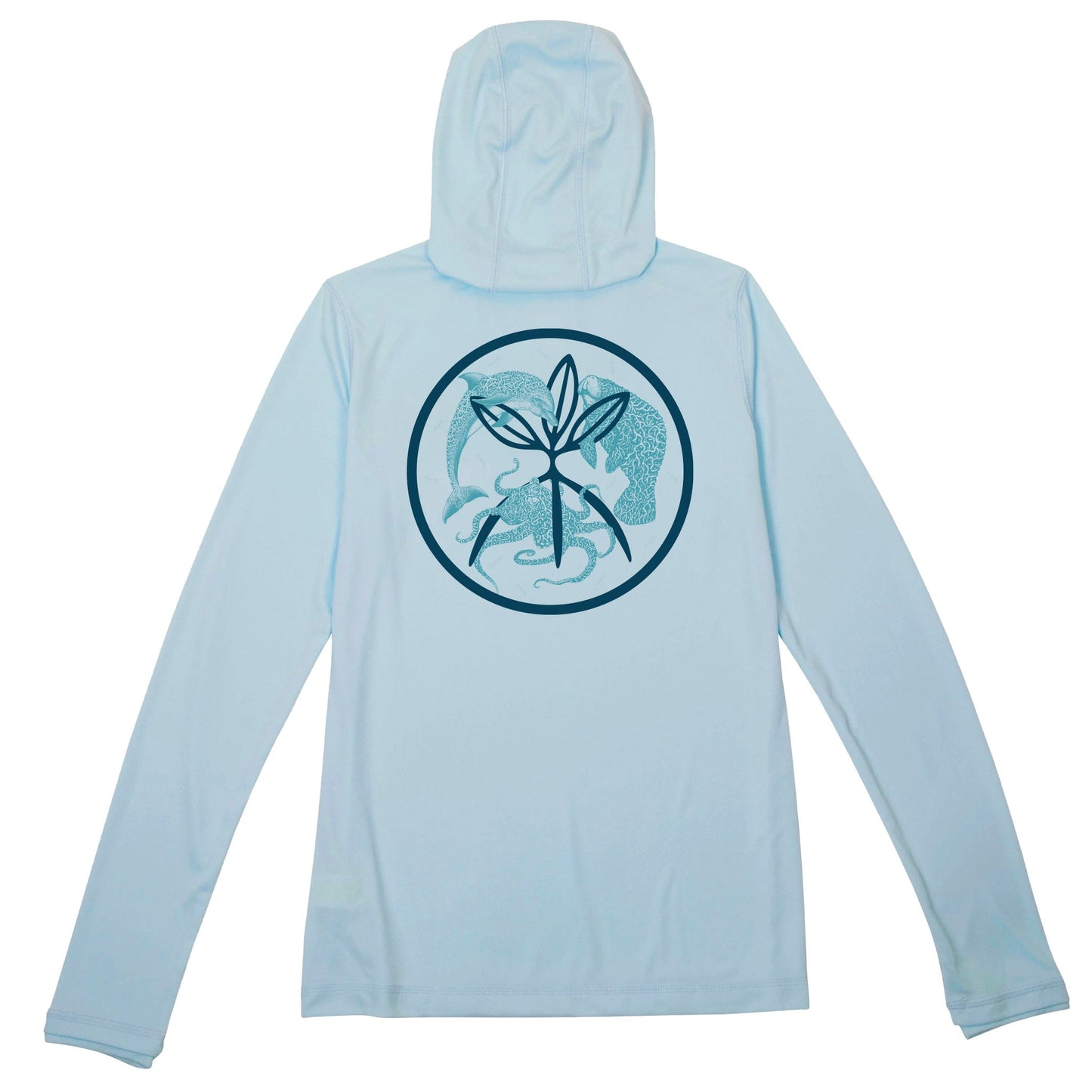 MANG Tri Leaf Fam MANG Premium Hoodie - Women's - XS-Arctic Blue