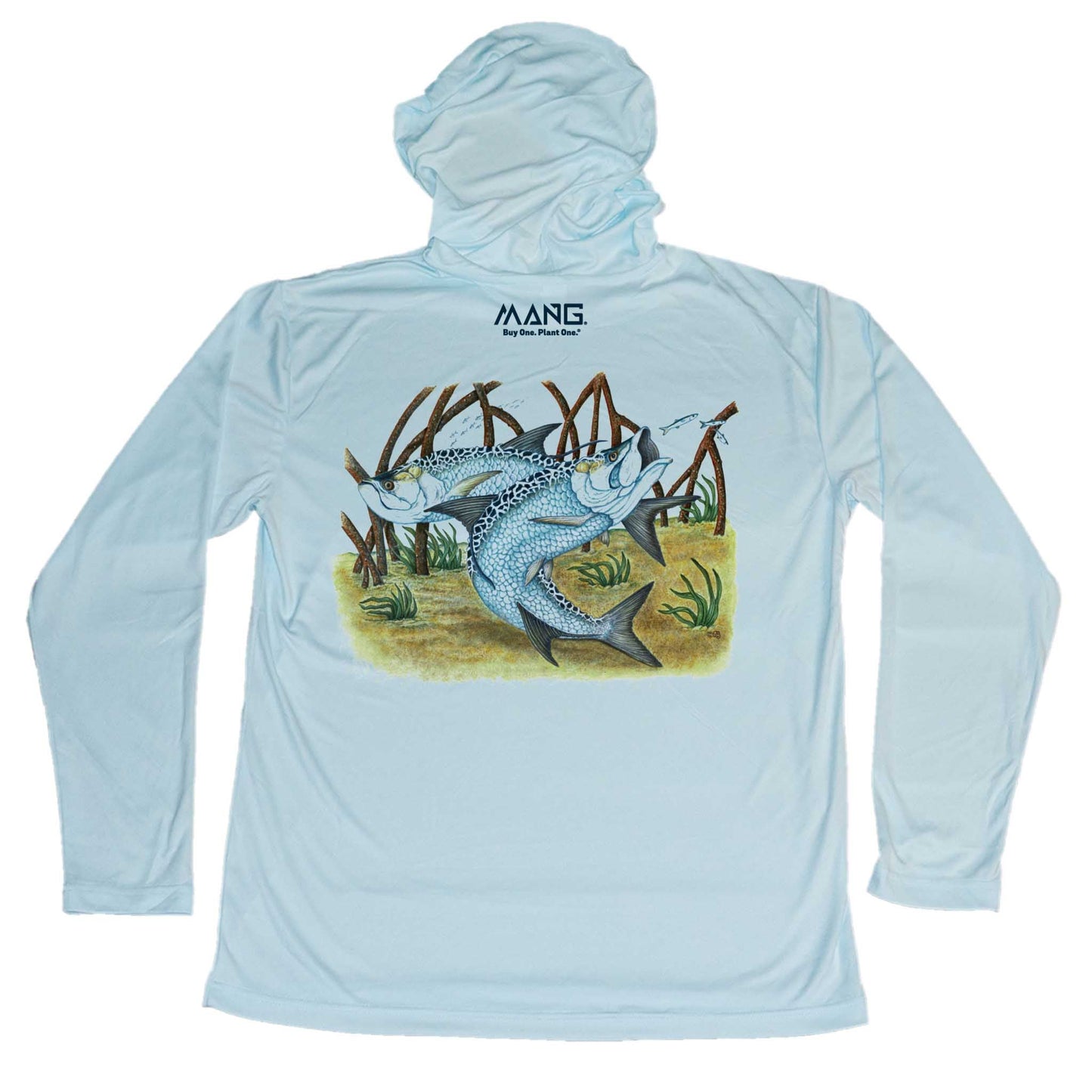 MANG Tarpon School MANG - Youth - Hoodie - YXS-Arctic Blue
