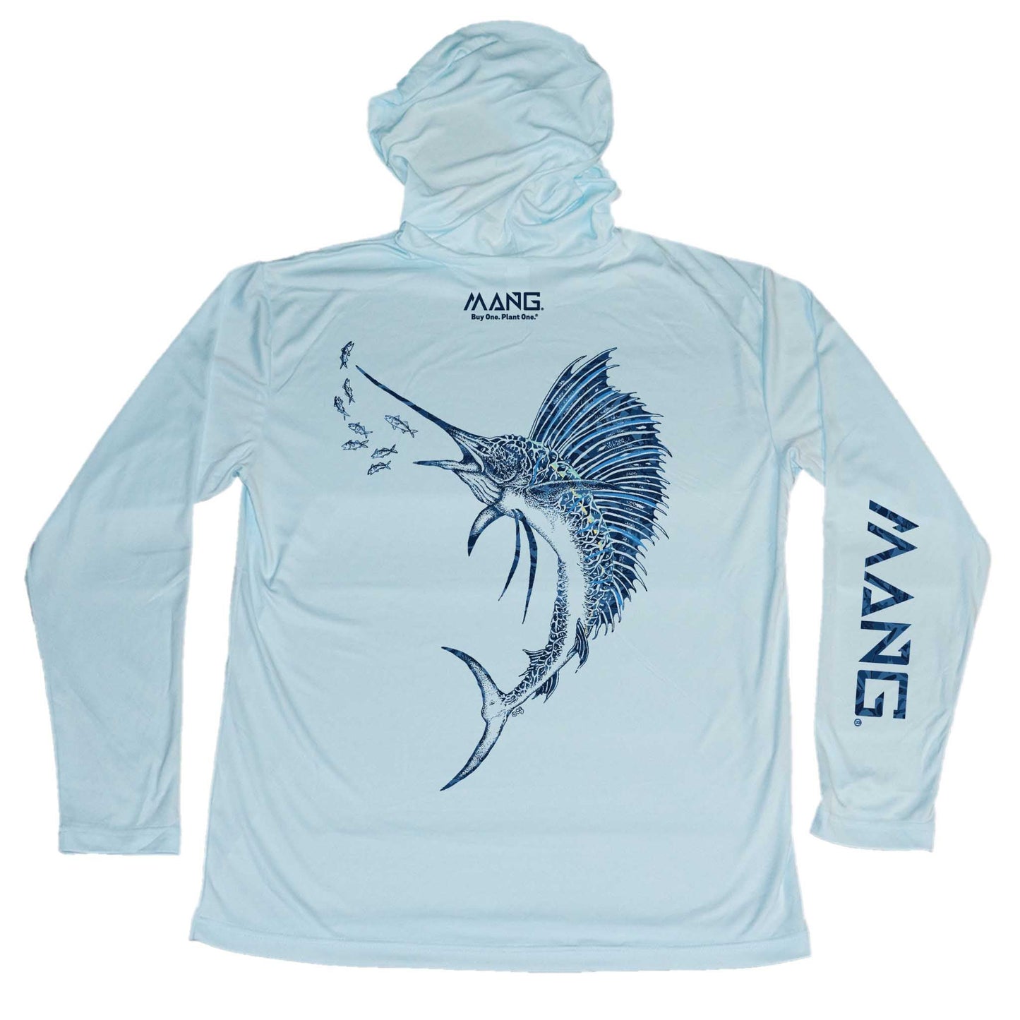 MANG Sailfish MANG Hoodie - S-Arctic Blue