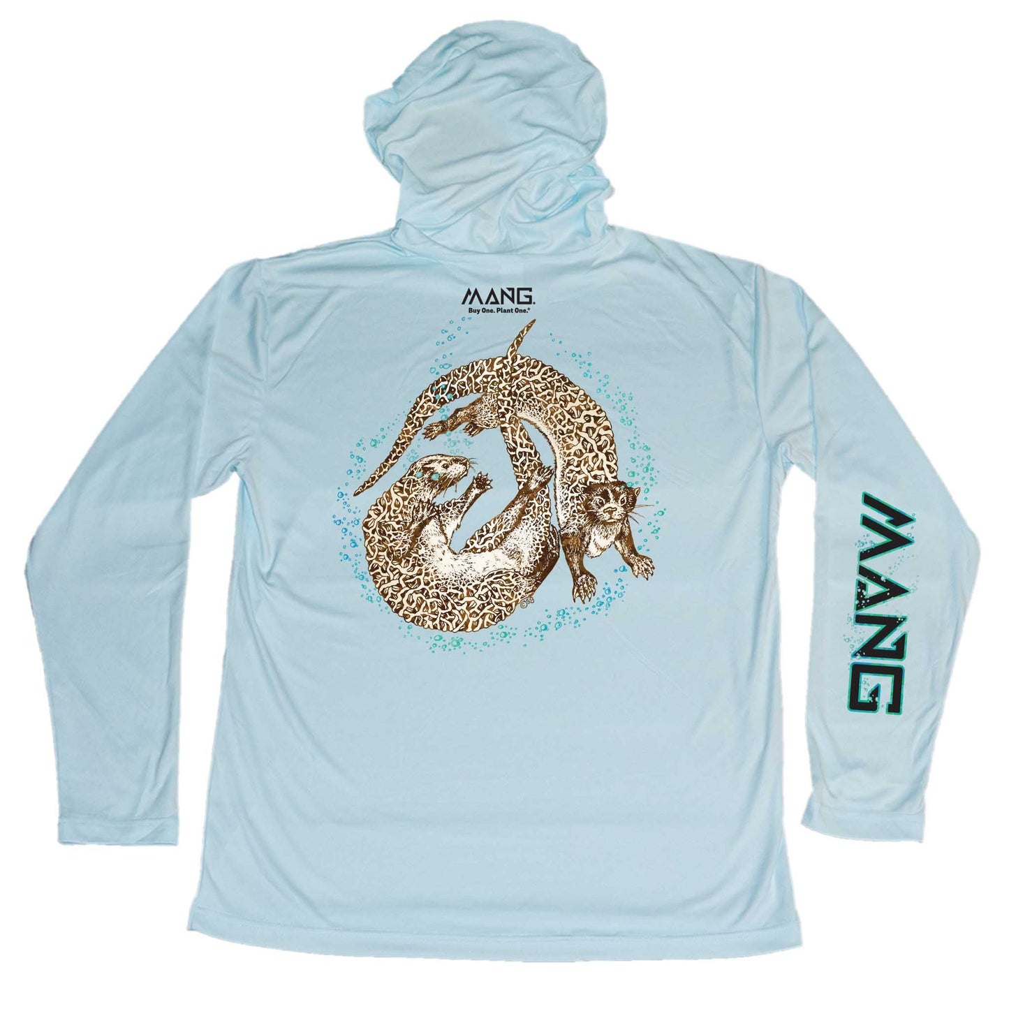 MANG River Otter MANG Hoodie - S-Arctic Blue