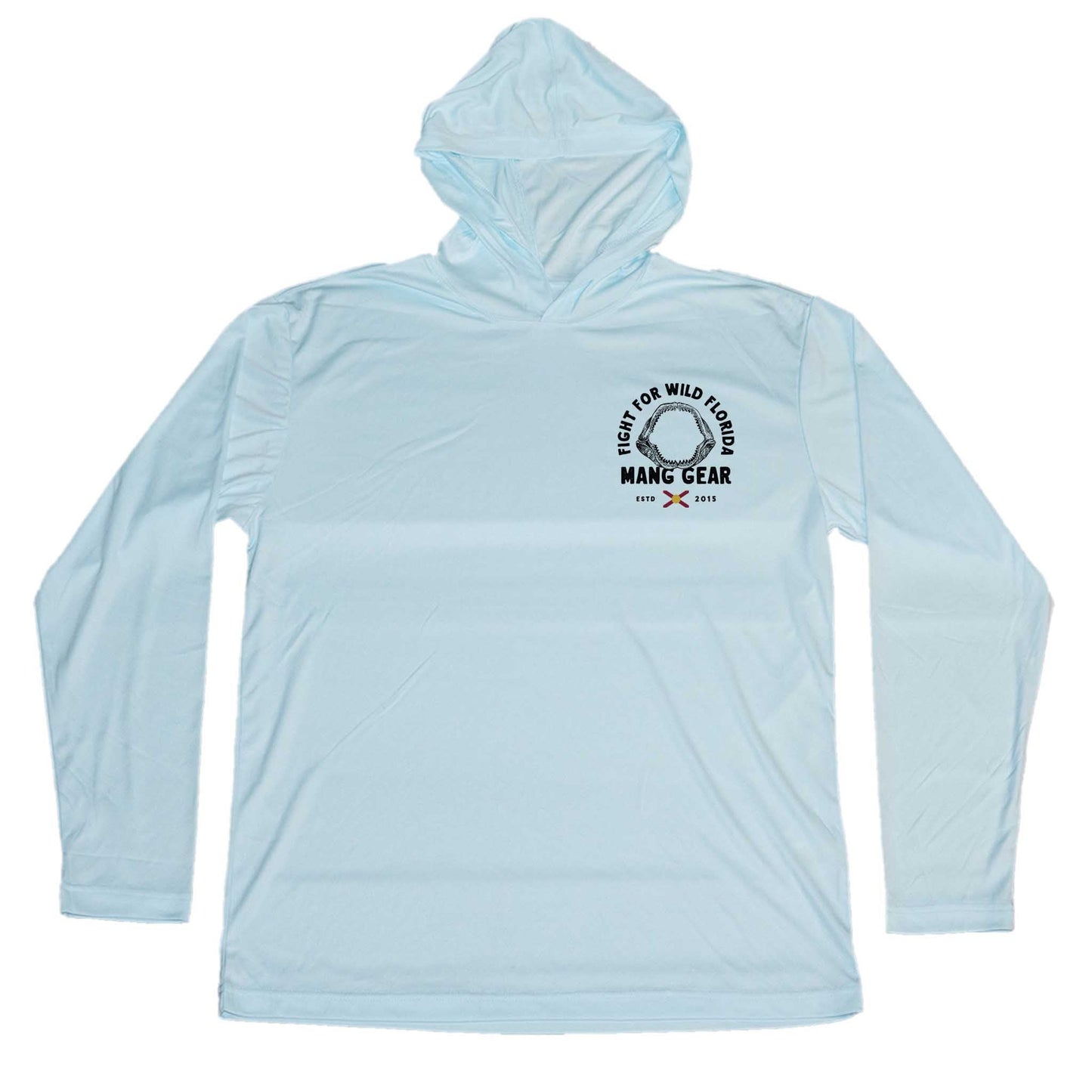 MANG Fight For Wild Florida Shark Jaws Hoodie - -