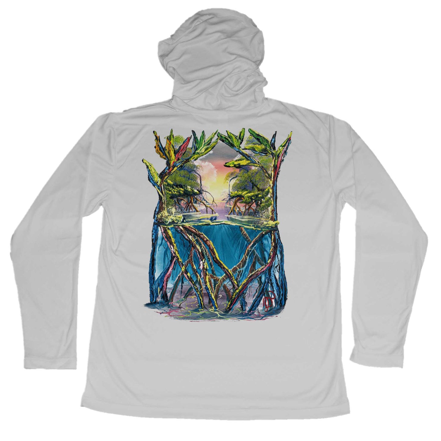 MANG Guard the Groves MANG - Youth - Hoodie - YXS-Pearl Gray