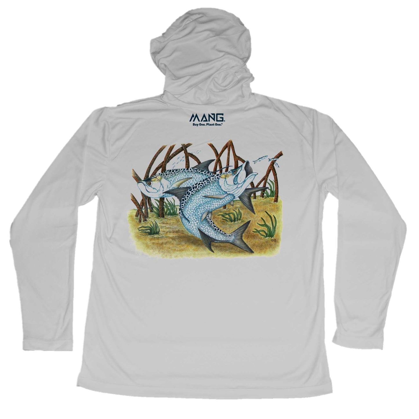 MANG Tarpon School MANG - Youth - Hoodie - YXS-Pearl Gray