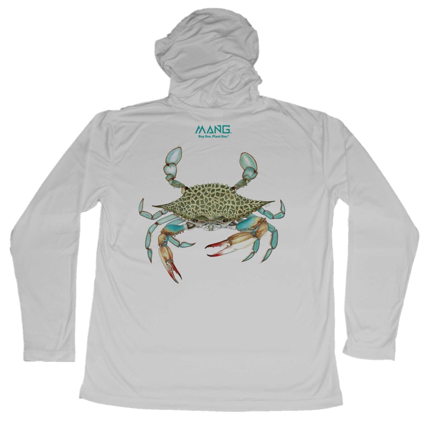 MANG Blue Crab MANG Hoodie - S-Pearl Grey