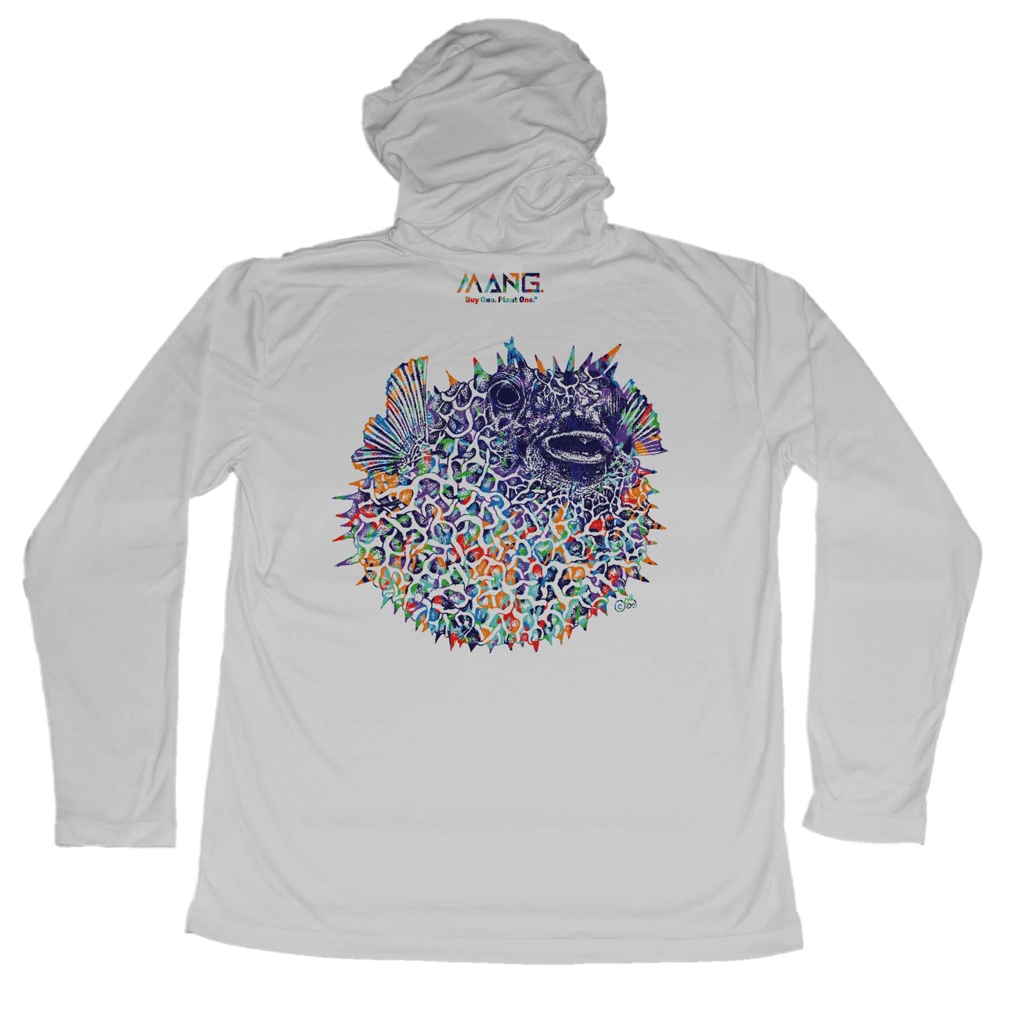 MANG Pufferfish MANG - Youth - Hoodie - YXS-Pearl Gray