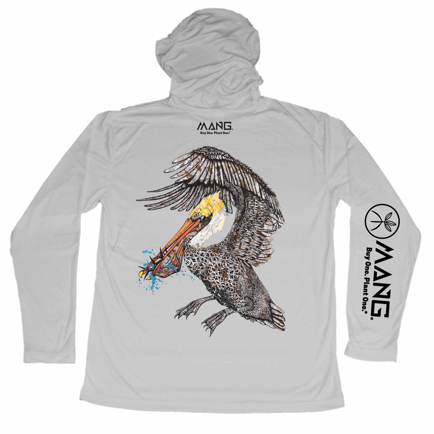 MANG Pelican MANG Hoodie - S-Pearl Grey