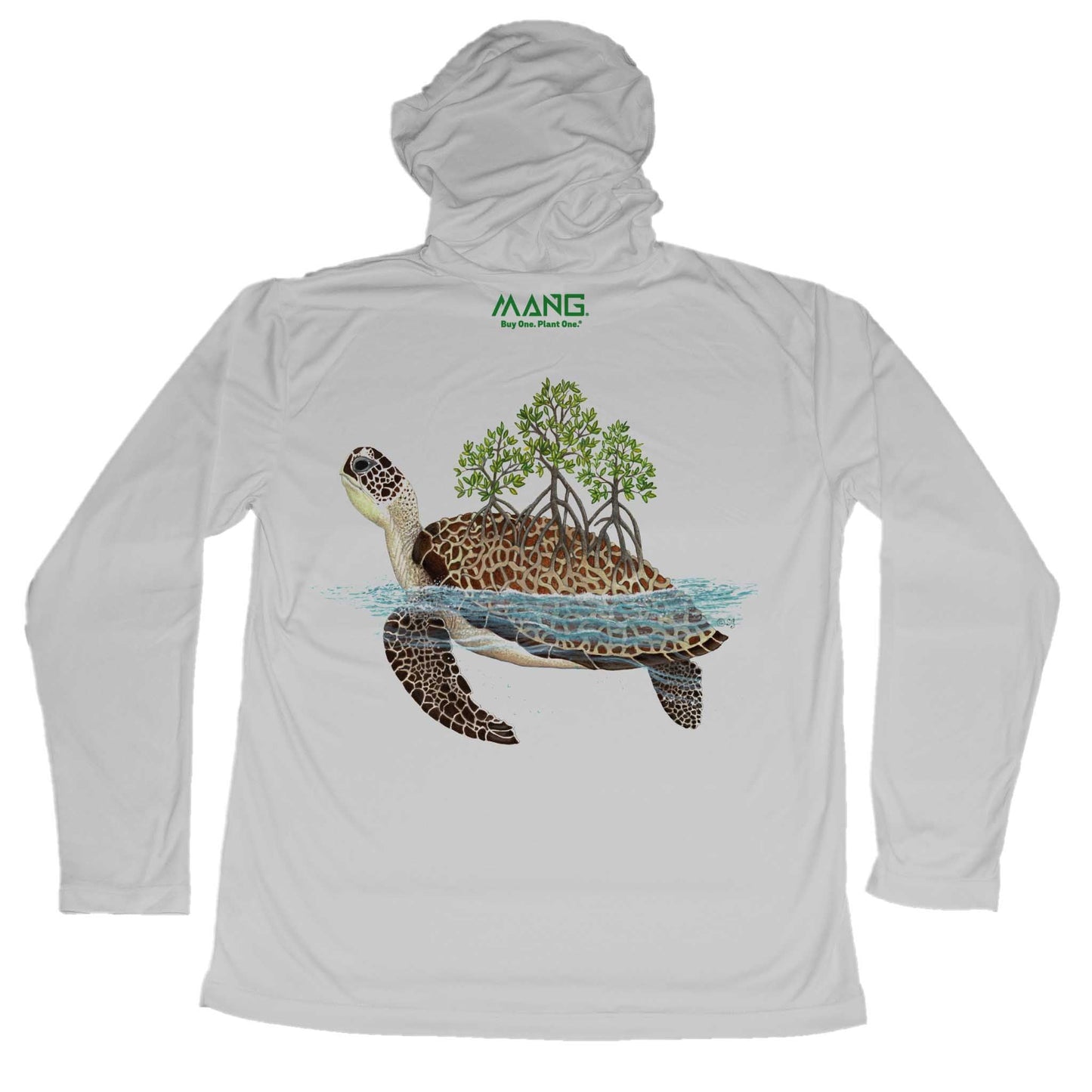 MANG Shell Grove Turtle MANG - Youth - Hoodie - YXS-Pearl Gray