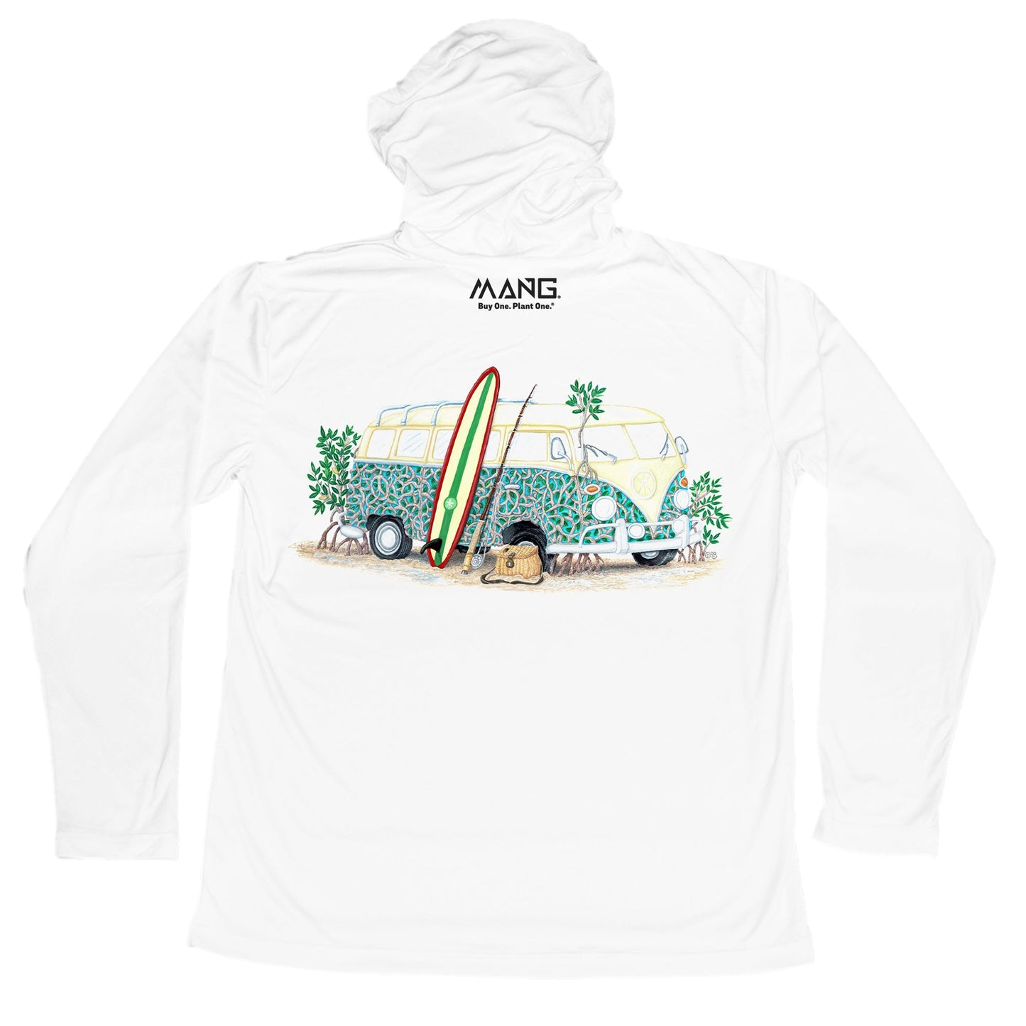 MANG Peace MANG Hoodie - S-White