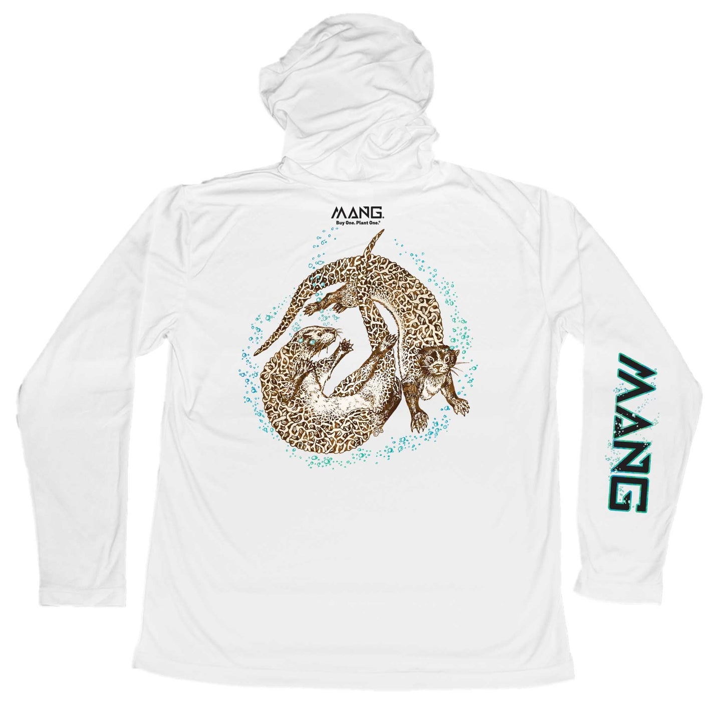 MANG River Otter MANG Hoodie - S-White