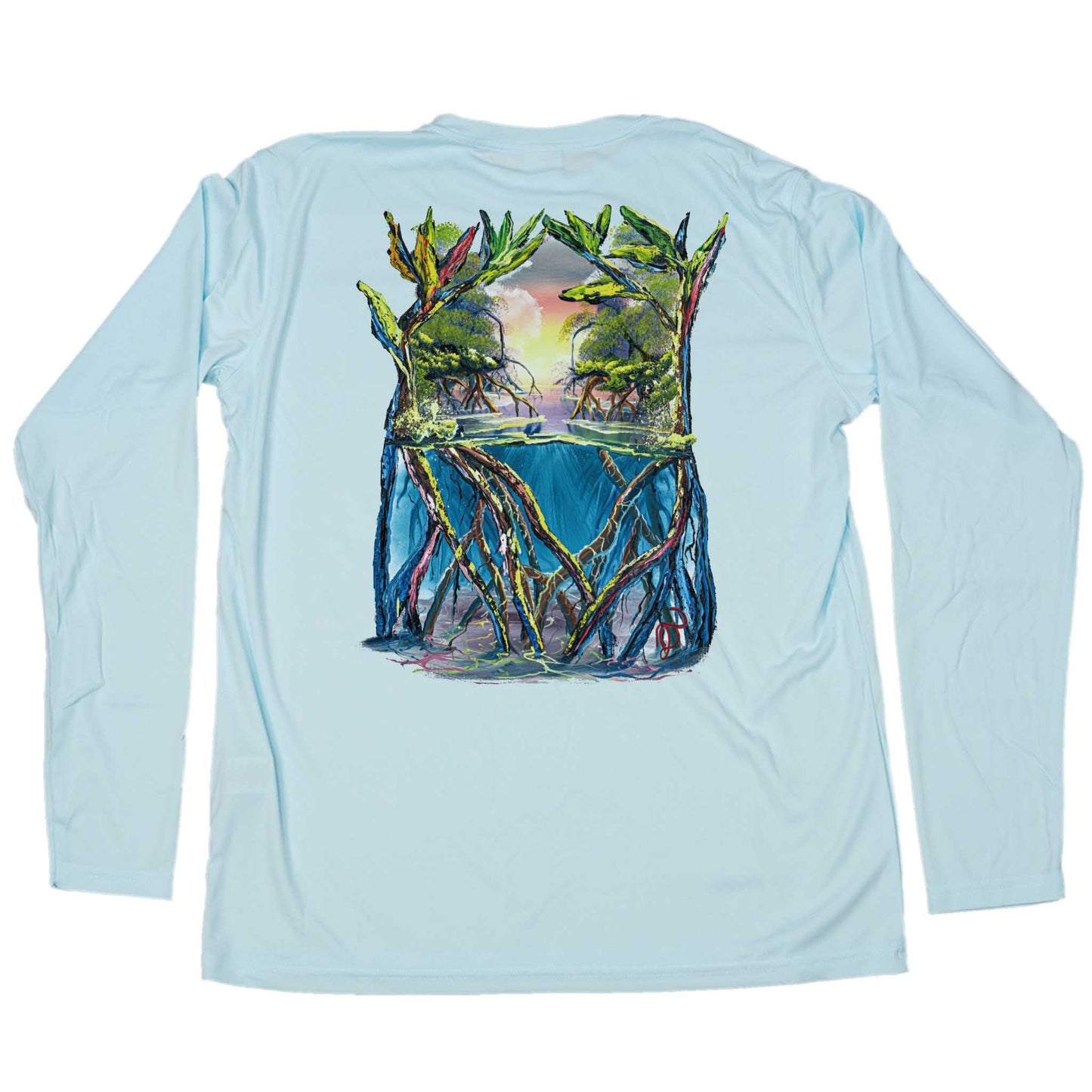 MANG Guard the Groves MANG - LS - XS-Arctic Blue