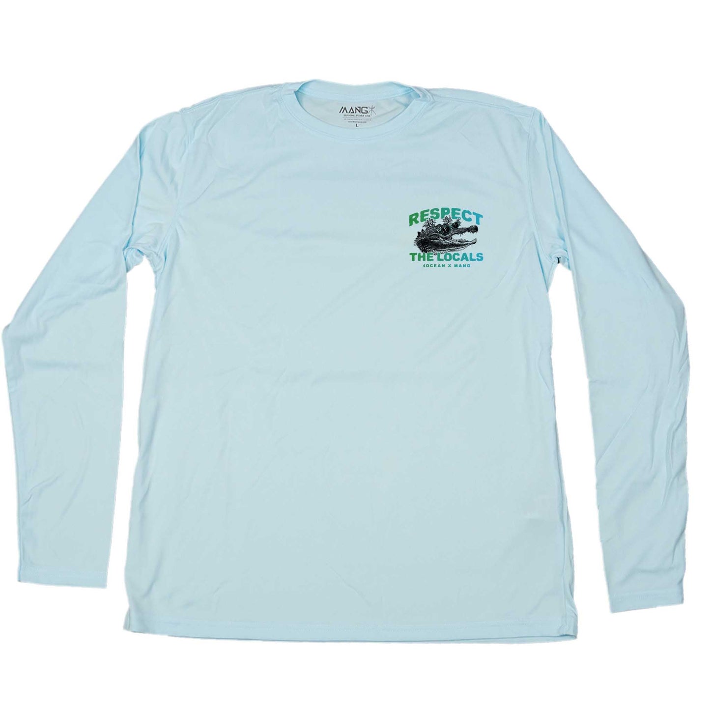 MANG 4ocean Respect The Locals Gator Eco LS - Men's - -