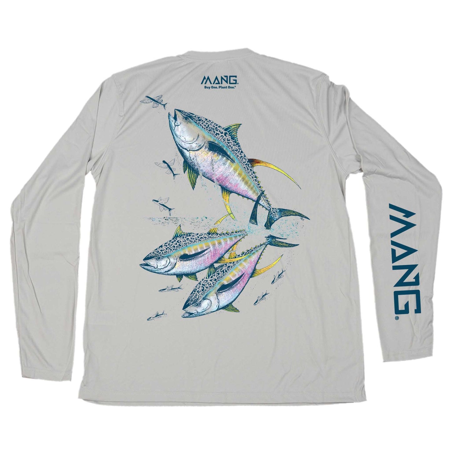MANG Yellowfin Tuna MANG - LS - XS-Pearl Grey