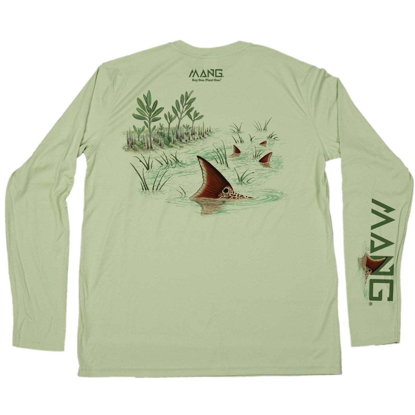 MANG Tailing Redfish MANG - LS - XS-Sage