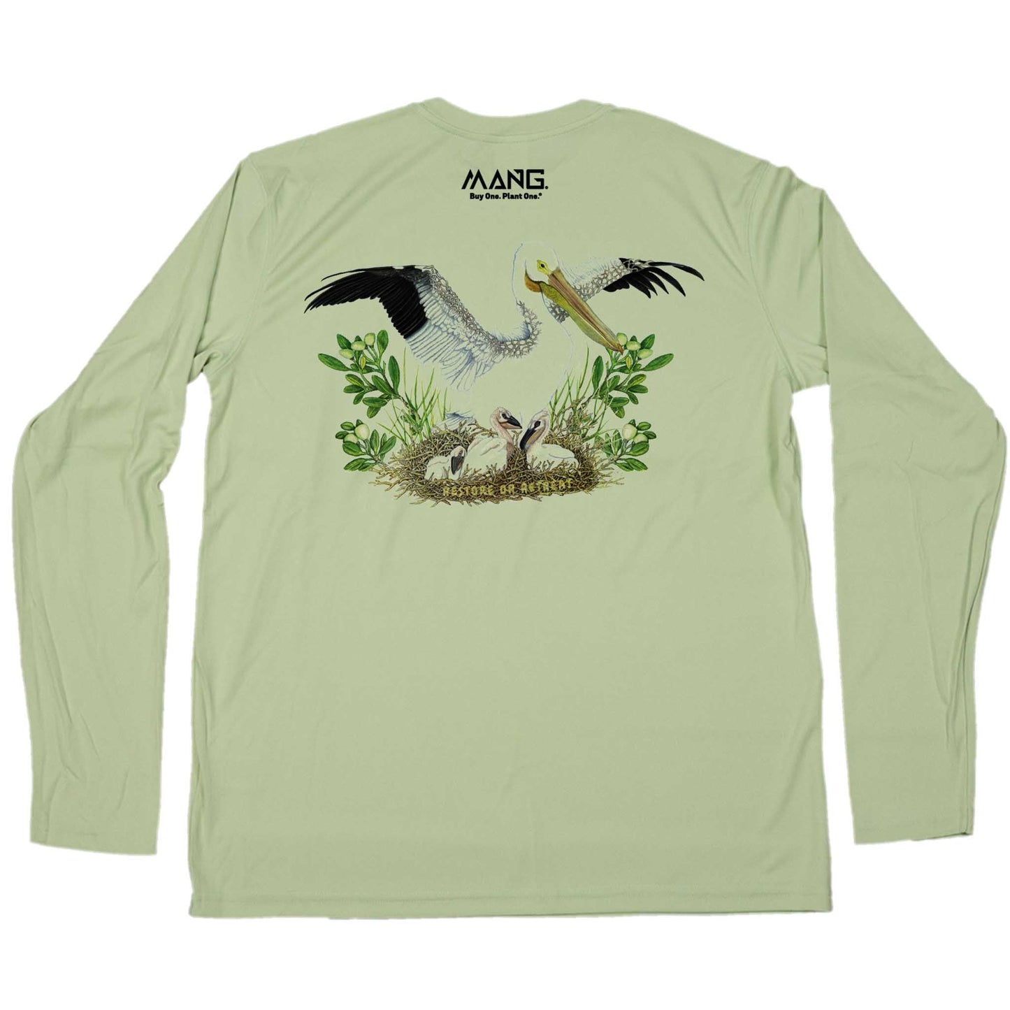MANG White Pelican MANG - LS - XS-Sage
