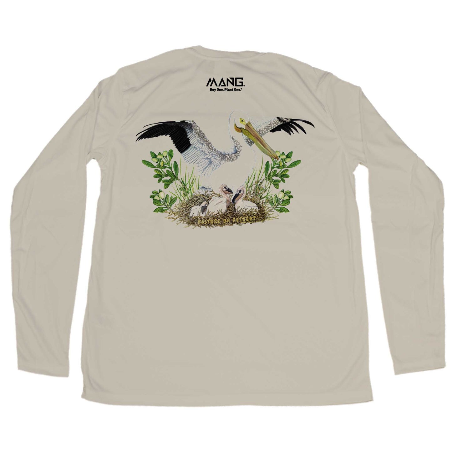 MANG White Pelican MANG - LS - XS-Tan