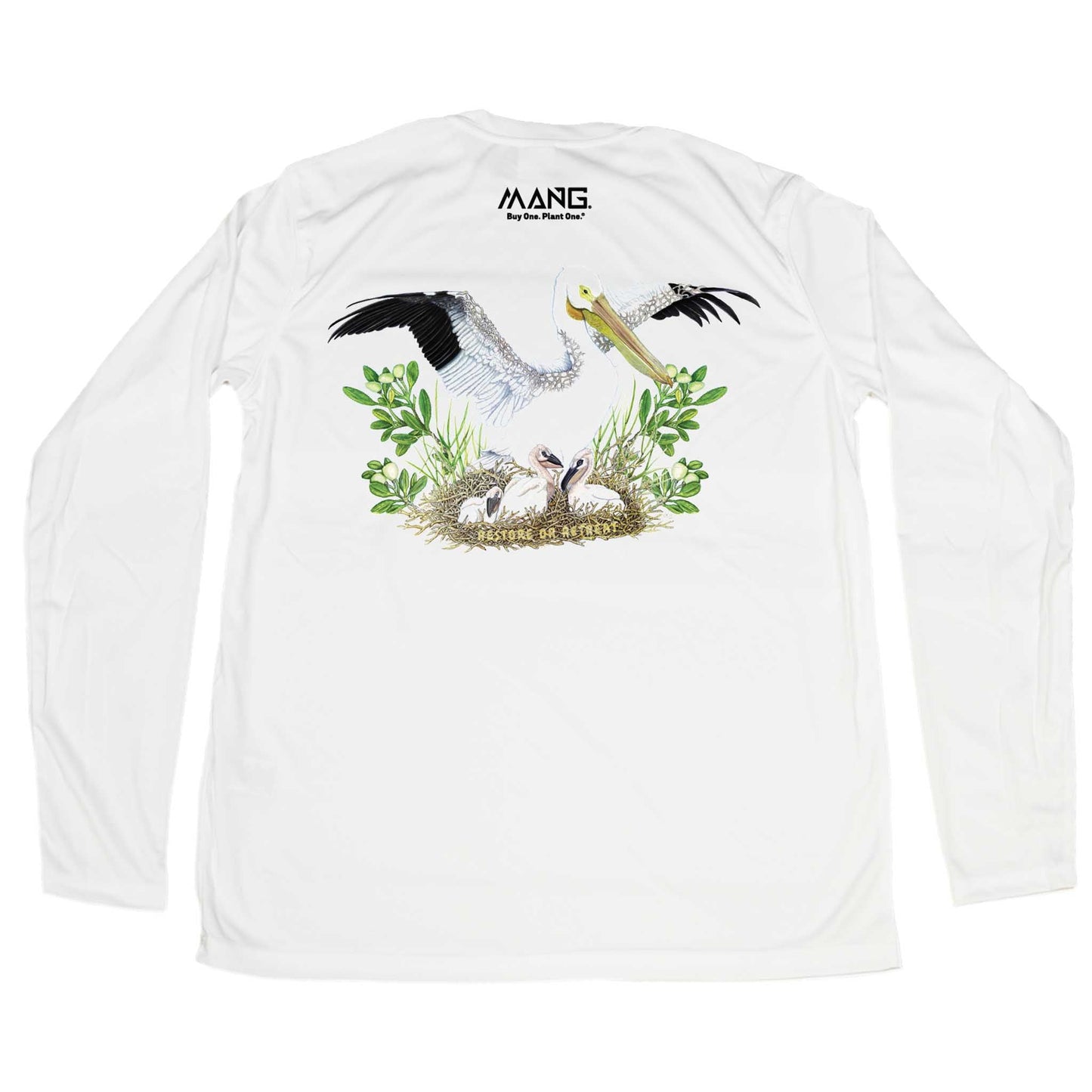 MANG White Pelican MANG - LS - XS-White