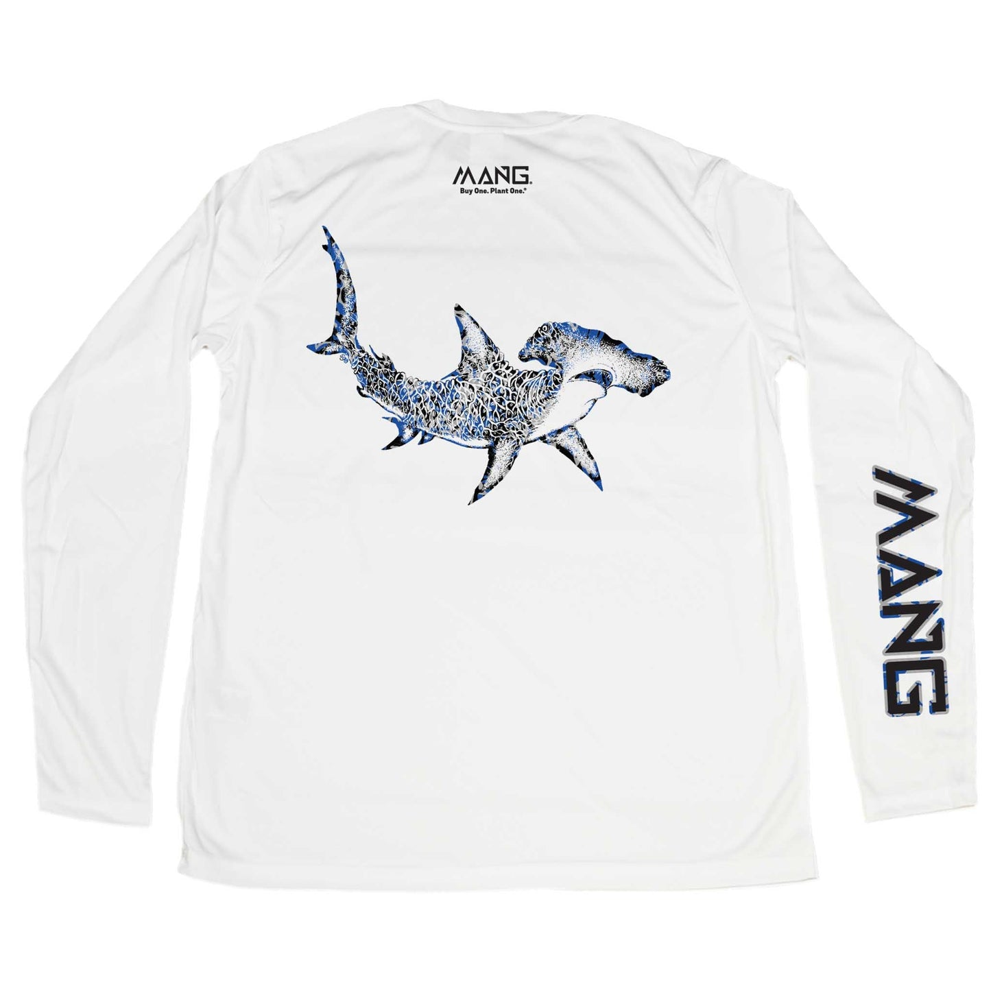 MANG Hammerhead Shark MANG - LS - XS-White