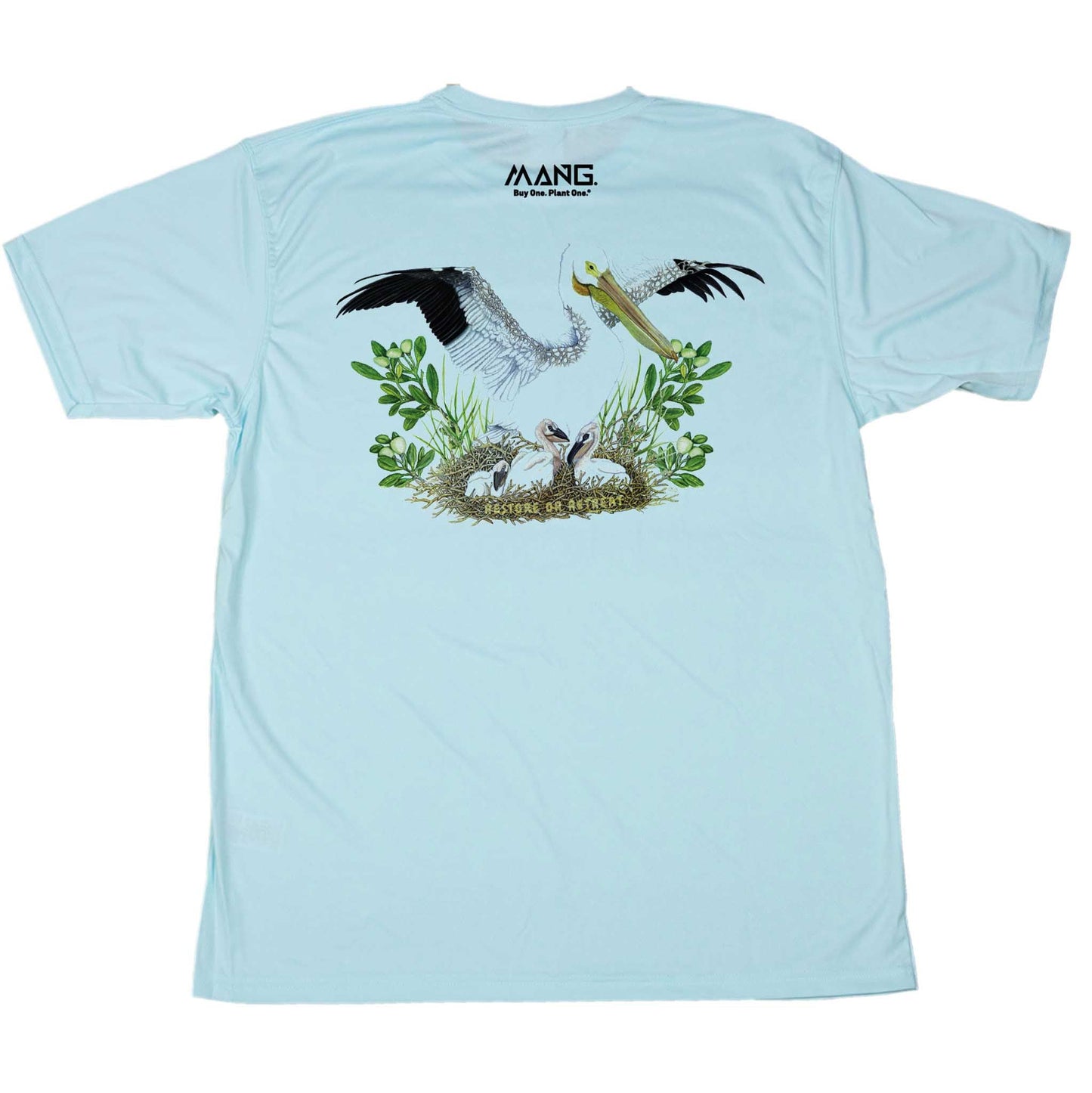 MANG White Pelican MANG - SS - XS-Arctic Blue