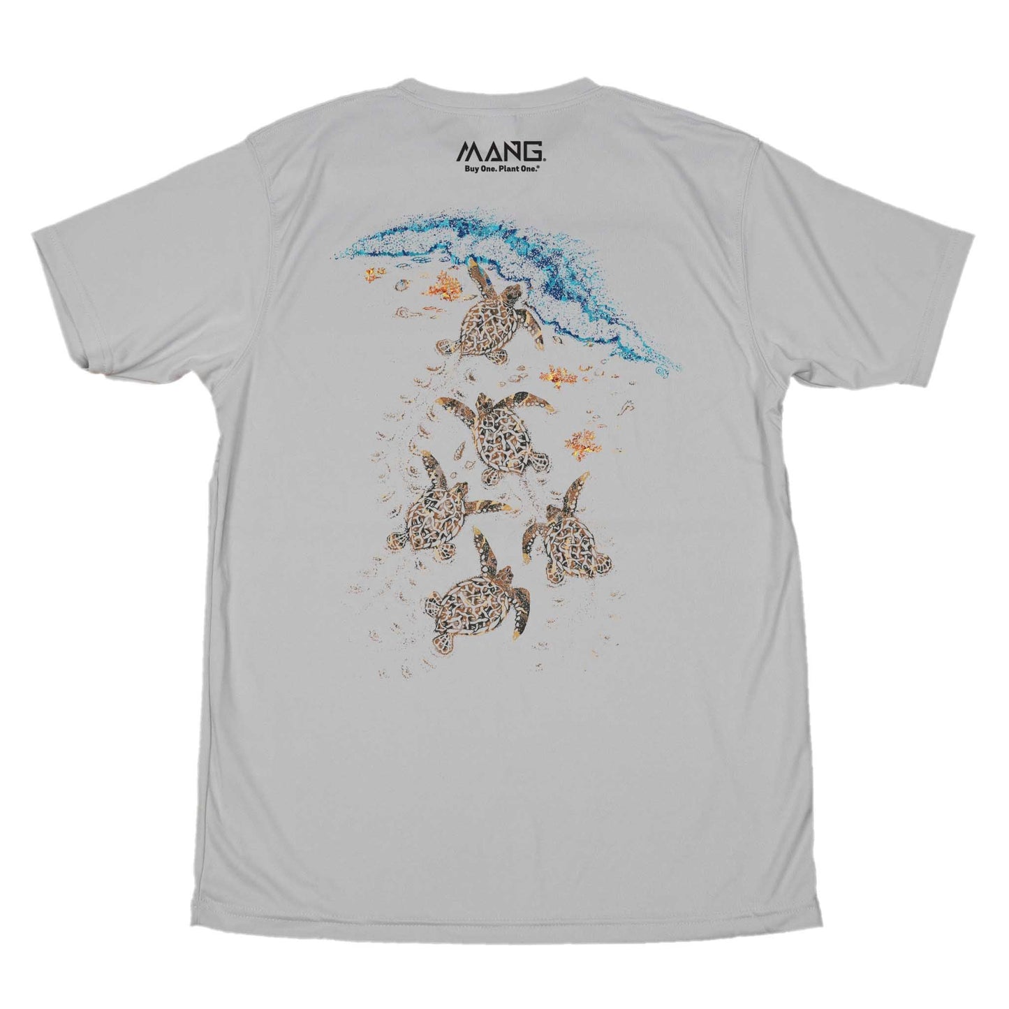 MANG Turtle Crawl MANG - SS - XS-Pearl Grey