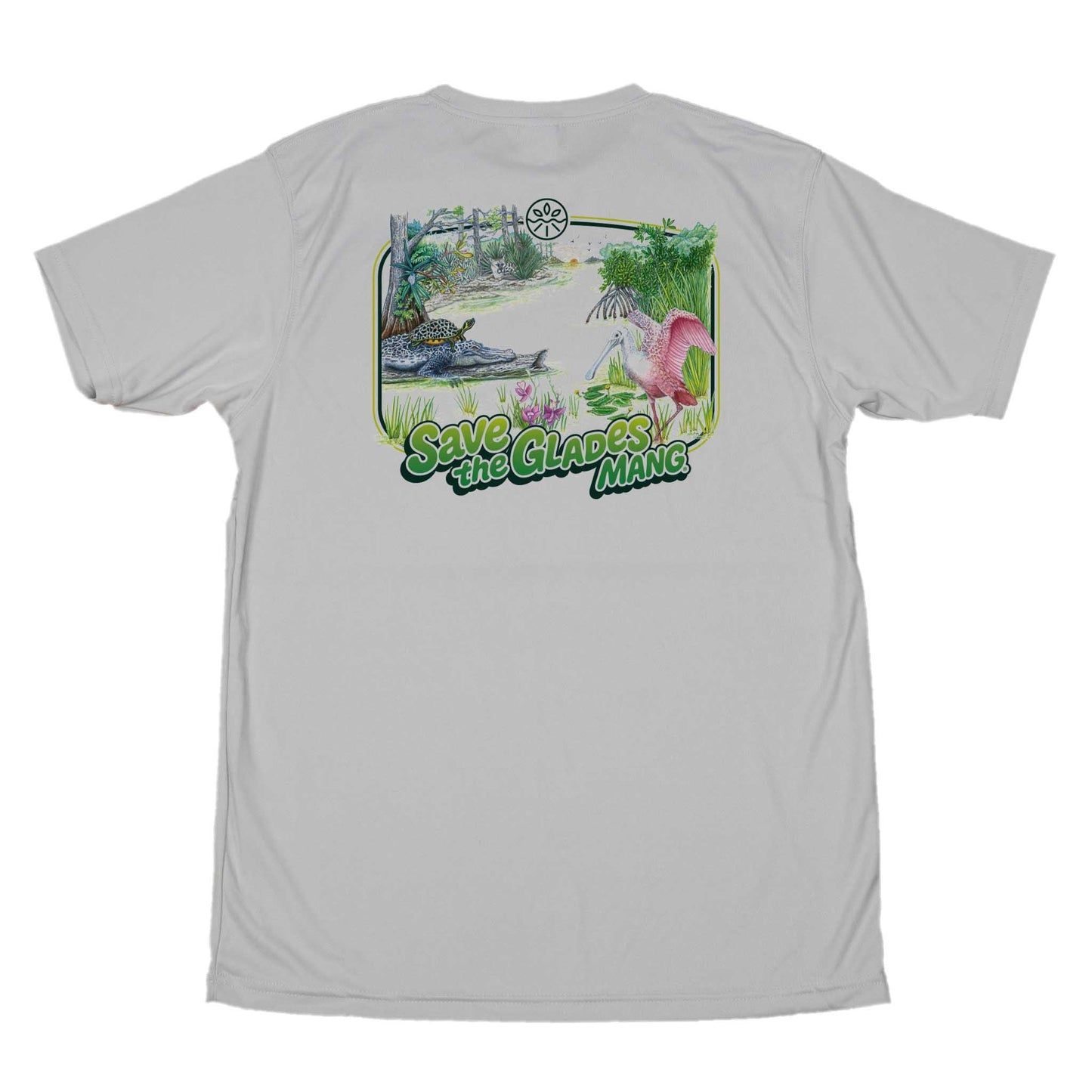 MANG Save the Glades MANG - SS - XS-Pearl Grey