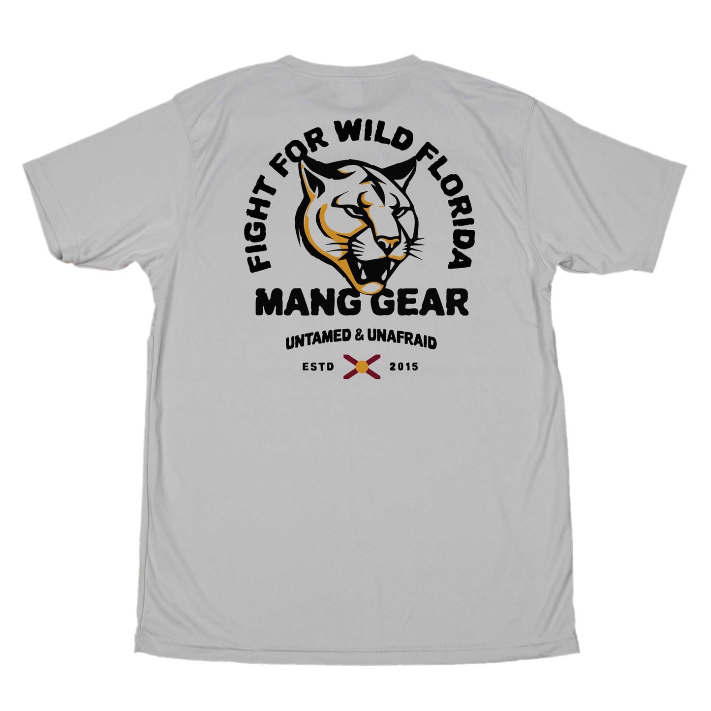 MANG Fight For Wild Florida Panther - SS - XS-Pearl Grey