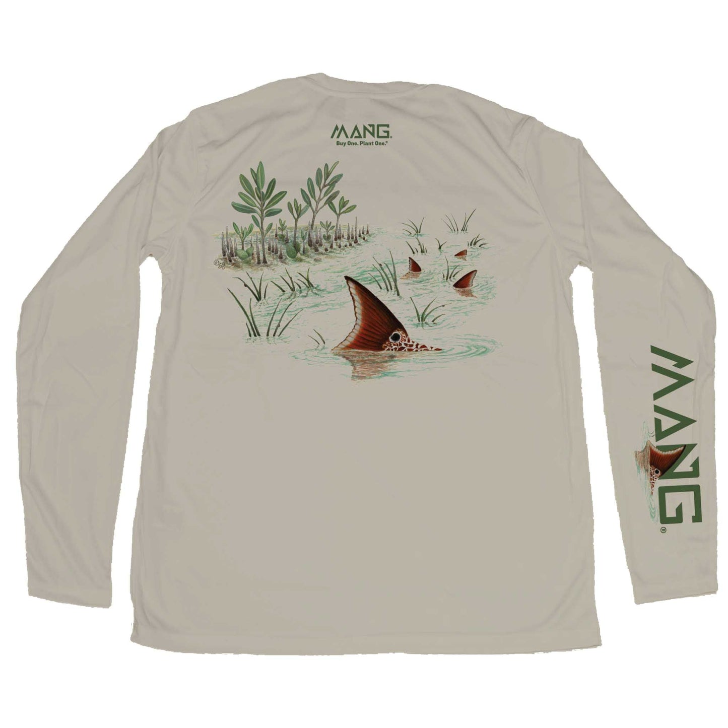 MANG Tailing Redfish MANG - LS - XS-Tan