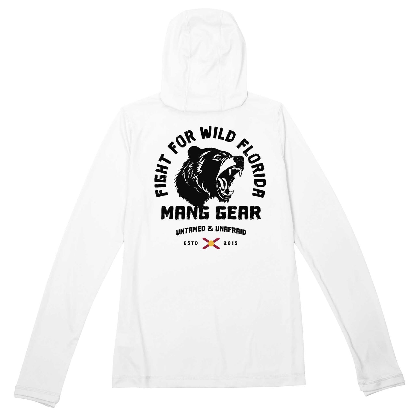 MANG Fight For Wild Florida Bear Premium Hoodie - Women's - XS-White