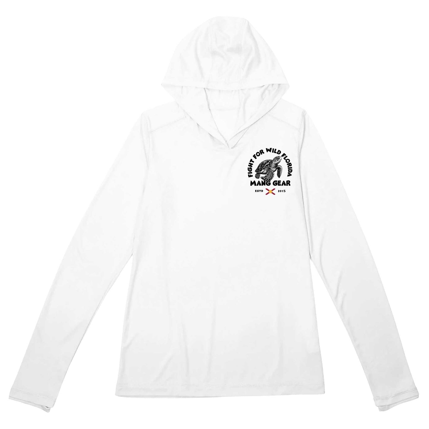 MANG Fight For Wild Florida Sea Turtle Premium Hoodie - Women's - -