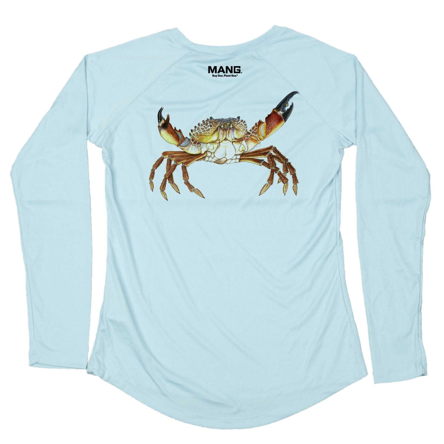 MANG Stone Crab MANG - Women's - LS - XS-Arctic Blue