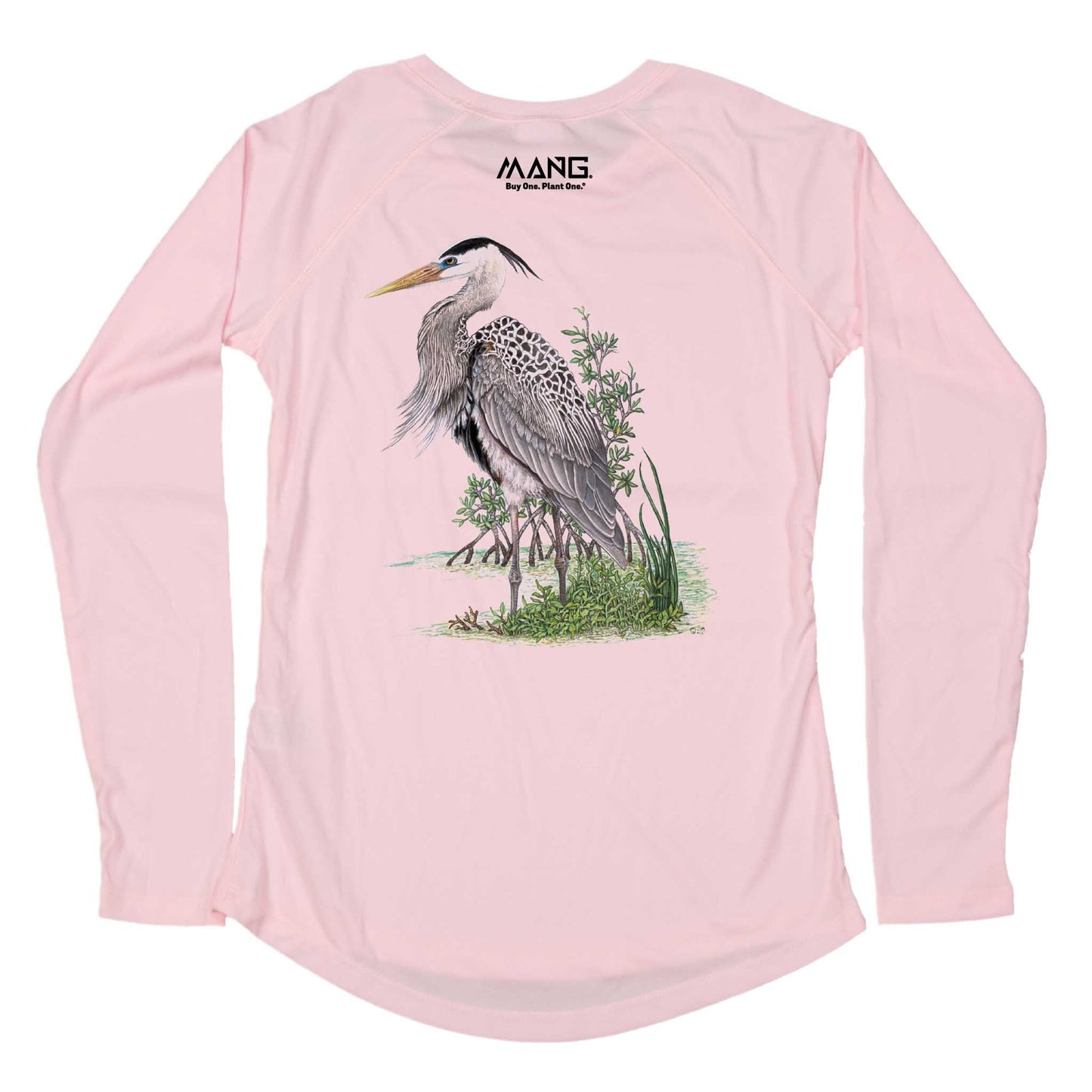 MANG Blue Heron MANG - Women's - LS - XS-Pink