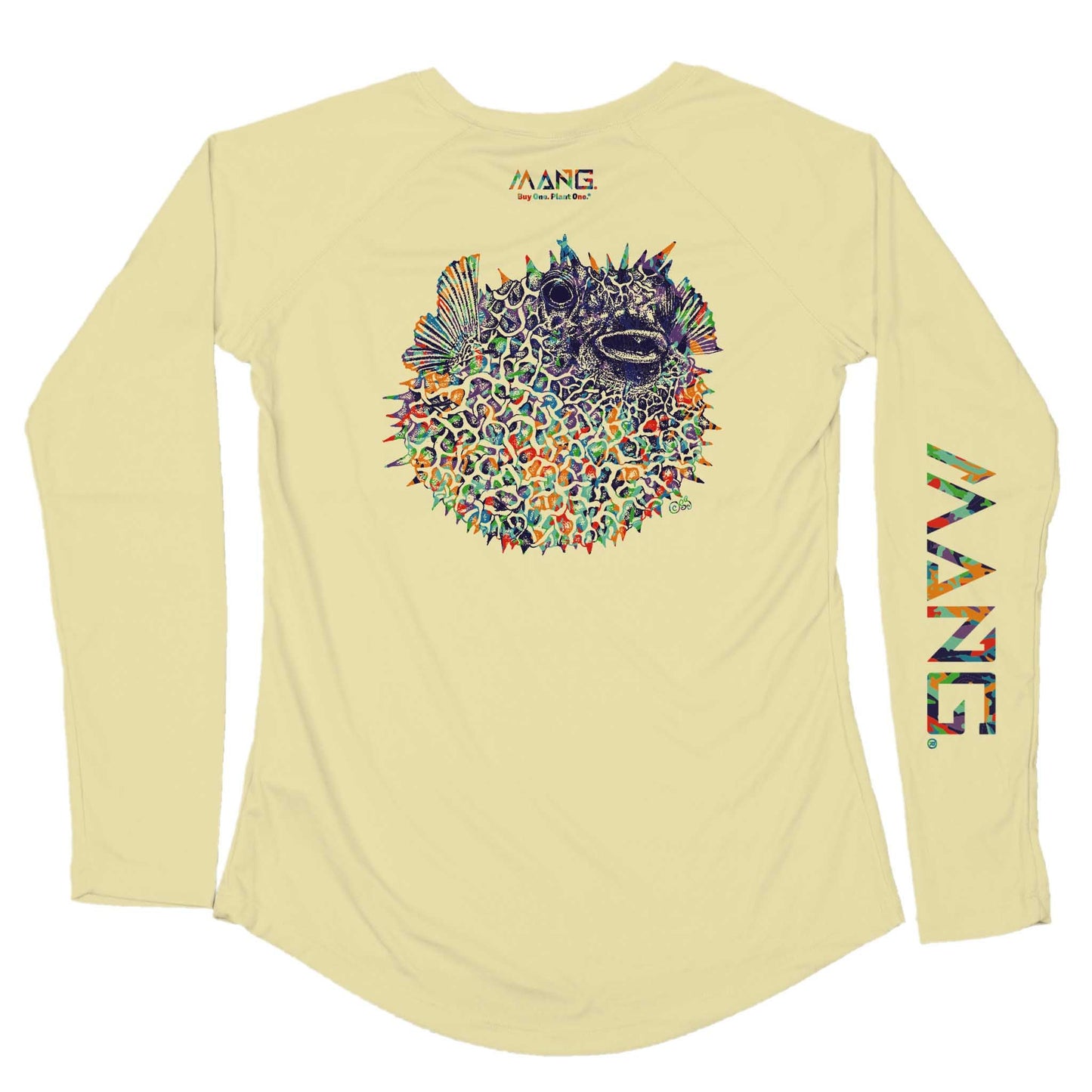 MANG Pufferfish MANG - Women's - LS - XS-Sunshine Yellow