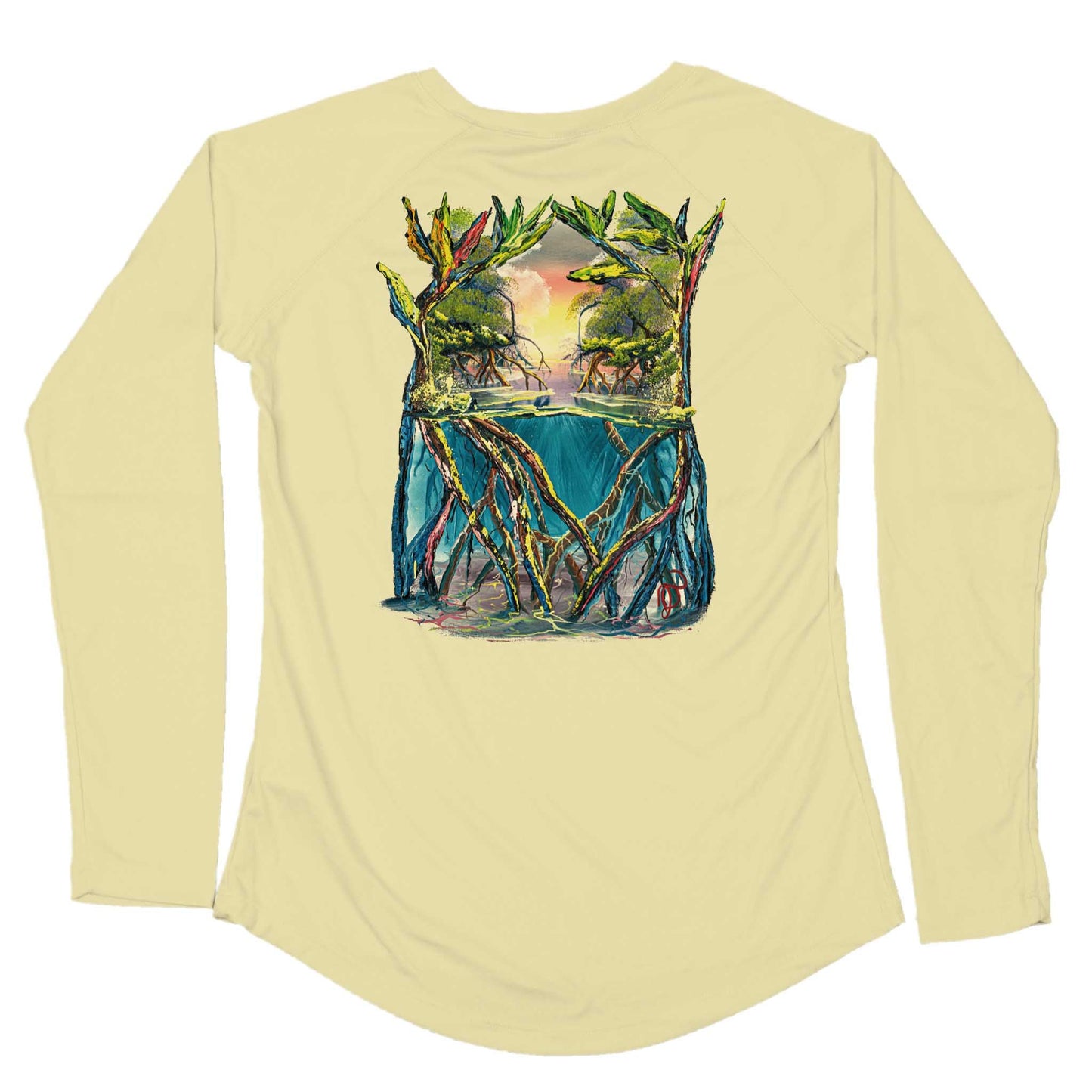 MANG Guard the Groves MANG - Women's - LS - XS-Sunshine Yellow