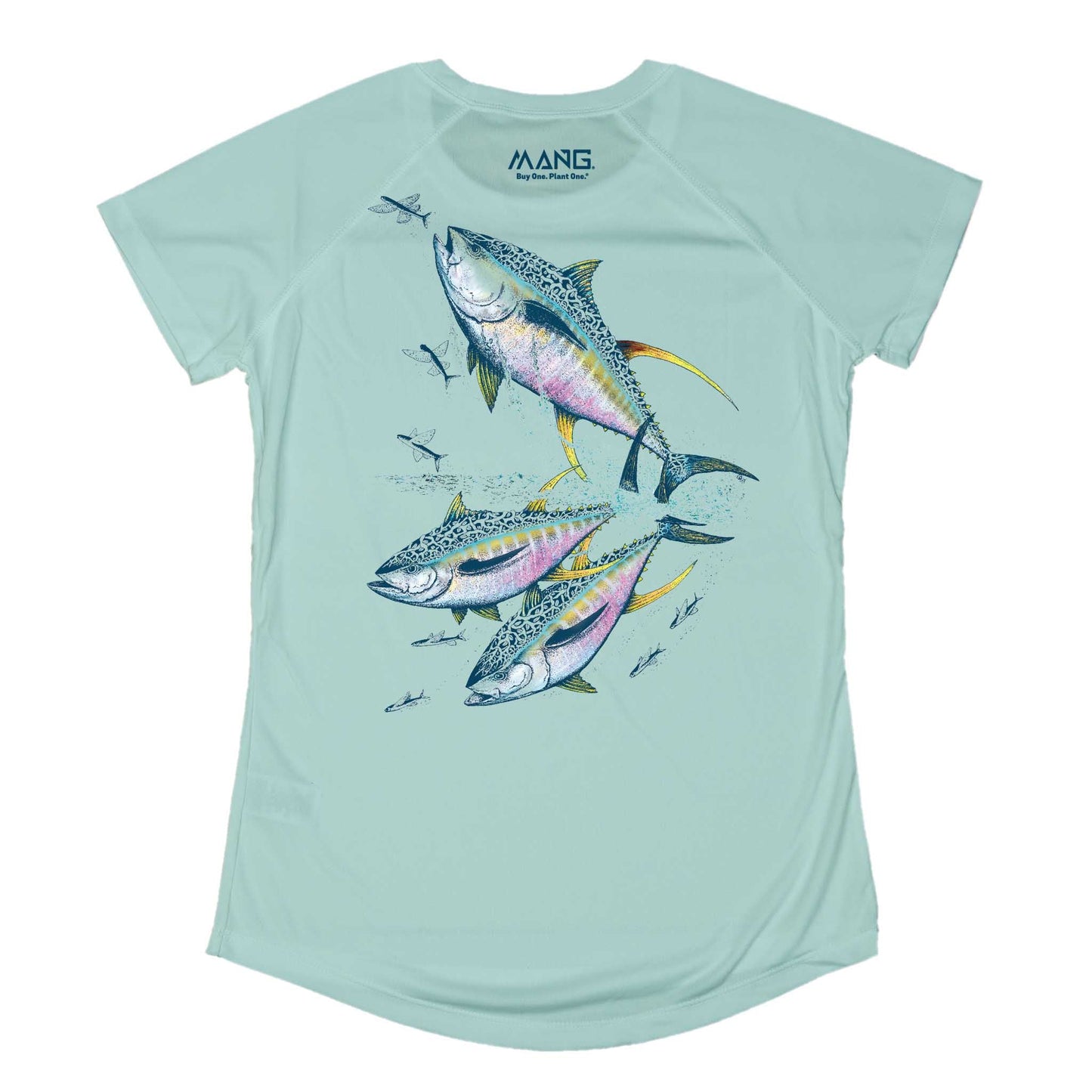 MANG Yellowfin Tuna MANG - Women's - SS - XS-Seagrass