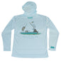MANG Captain Cleanwater Hoodie - S-Arctic Blue
