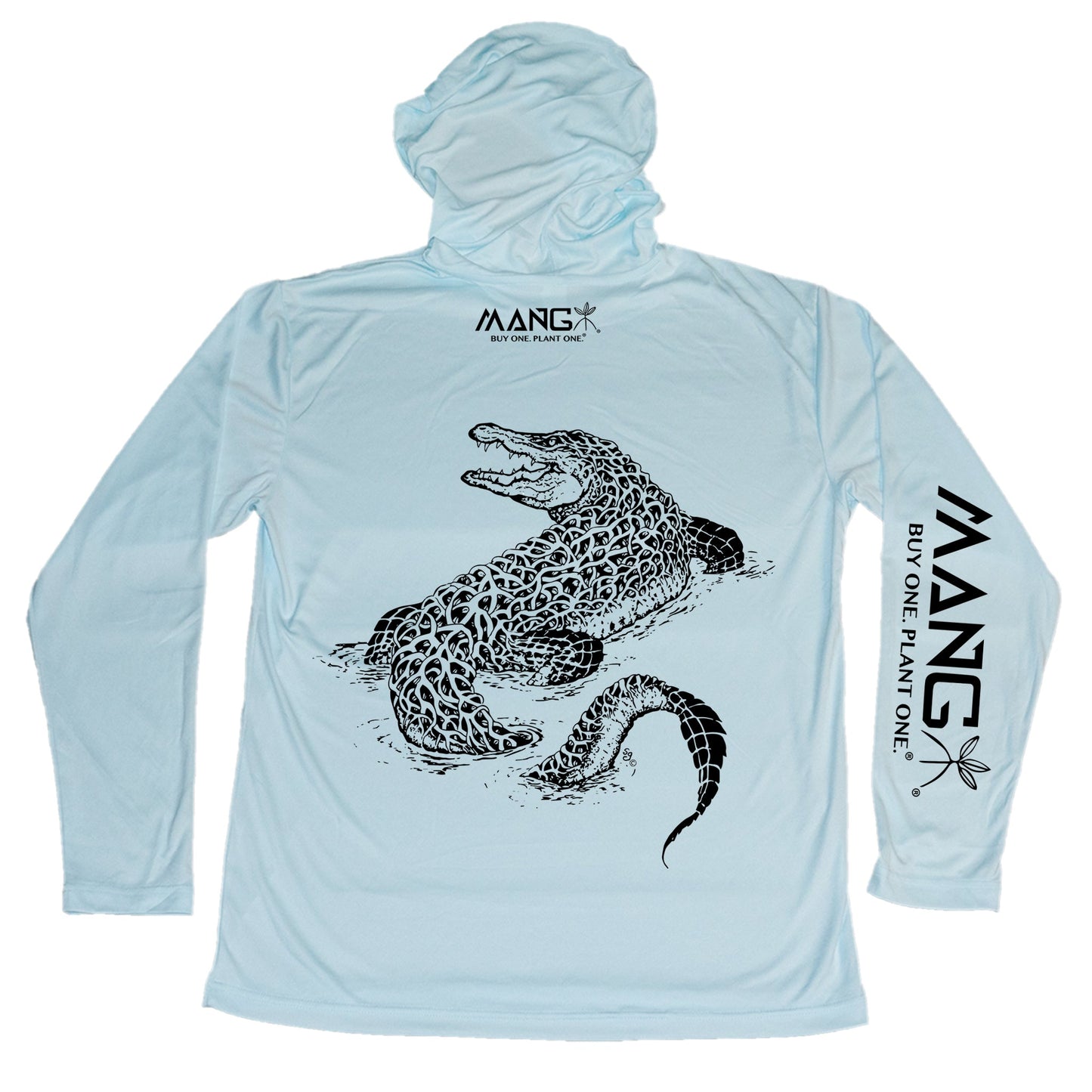 MANG Gator MANG Hoodie - S-Arctic Blue