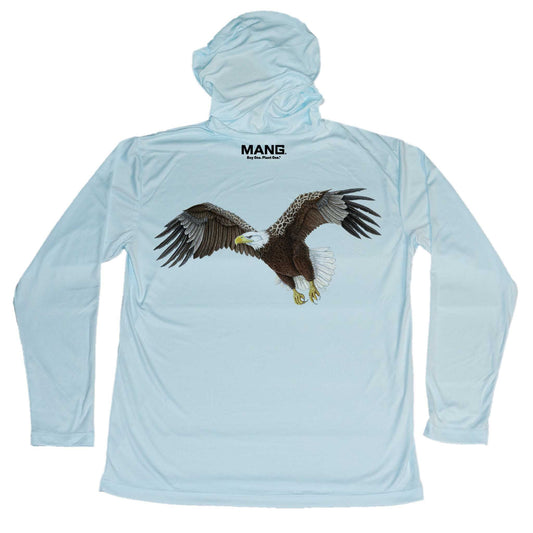 MANG Eagle MANG - Youth - Hoodie - YXS-Arctic Blue