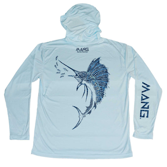 MANG Sailfish MANG Hoodie - S-Arctic Blue