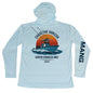 MANG Center Consoles Only Sunset Hoodie - S-Arctic Blue