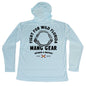 MANG Fight For Wild Florida Shark Jaws Hoodie - S-Arctic Blue