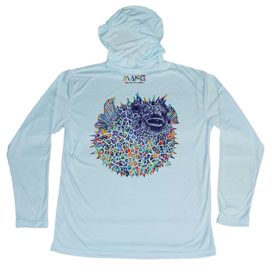 MANG Pufferfish MANG - Youth - Hoodie - YXS-Arctic Blue