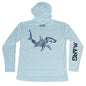 MANG Hammerhead Shark MANG Hoodie - S-Arctic Blue