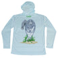 MANG Mamma Manatee MANG - Youth - Hoodie - YXS-Arctic Blue
