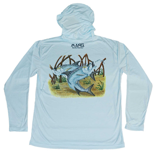 MANG Tarpon School MANG - Youth - Hoodie - YXS-Arctic Blue
