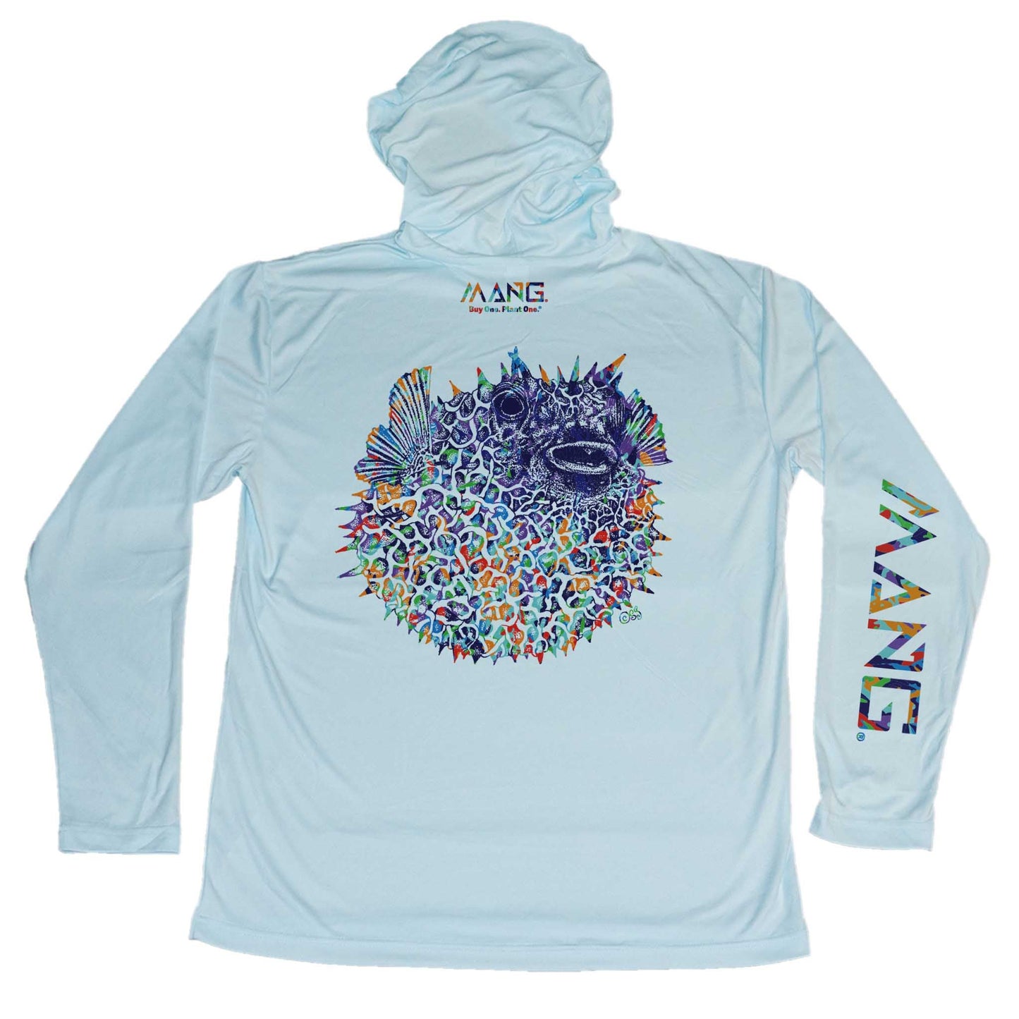 MANG Pufferfish MANG Hoodie - S-Arctic Blue