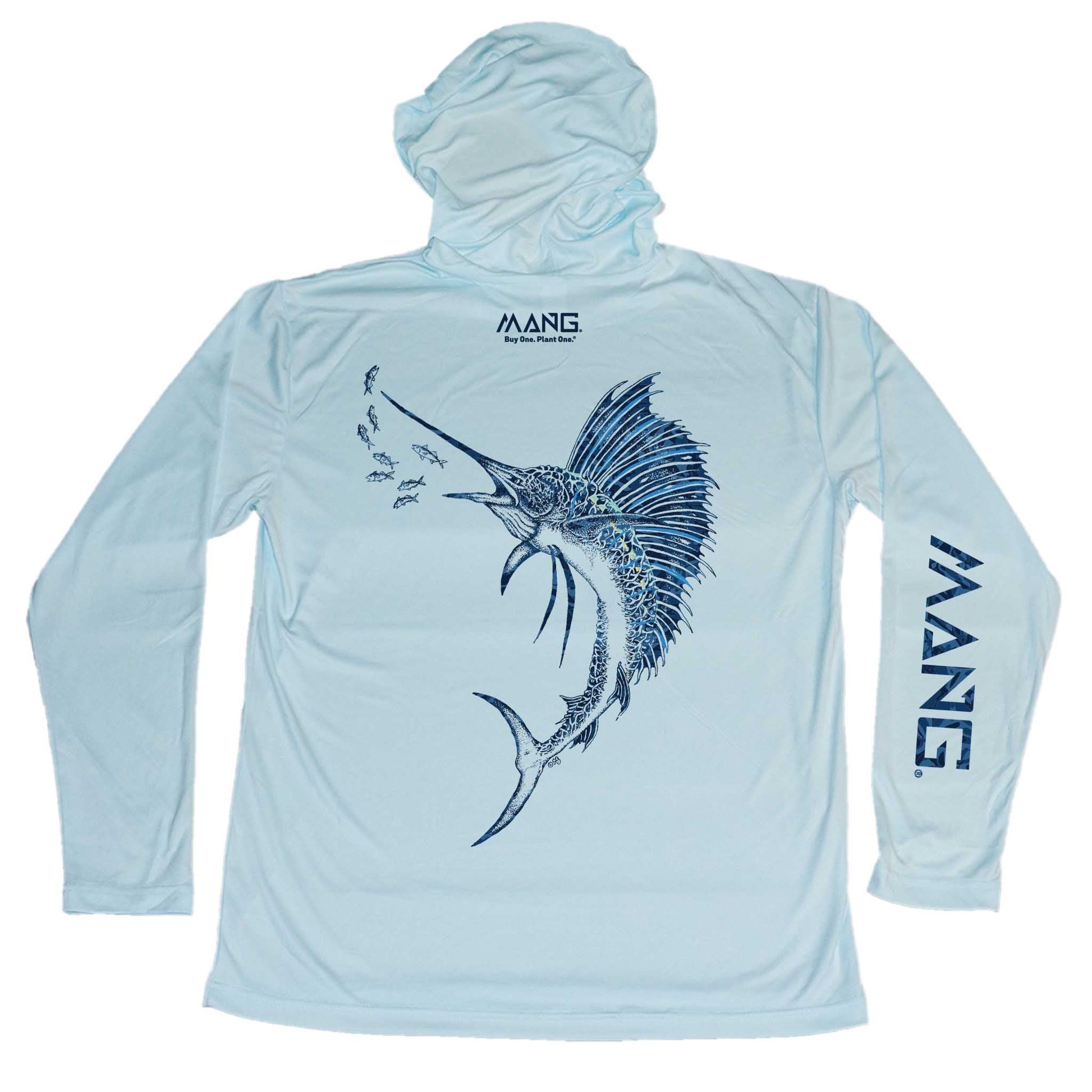 MANG Sailfish MANG Hoodie - S-Arctic Blue