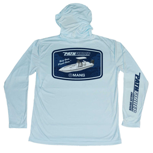 MANG Pathfinder x MANG Hoodie - S-Arctic Blue