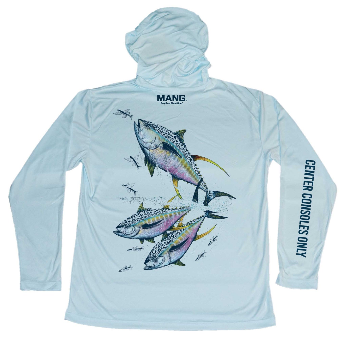 MANG Center Consoles Only Tuna Hoodie - S-Arctic Blue
