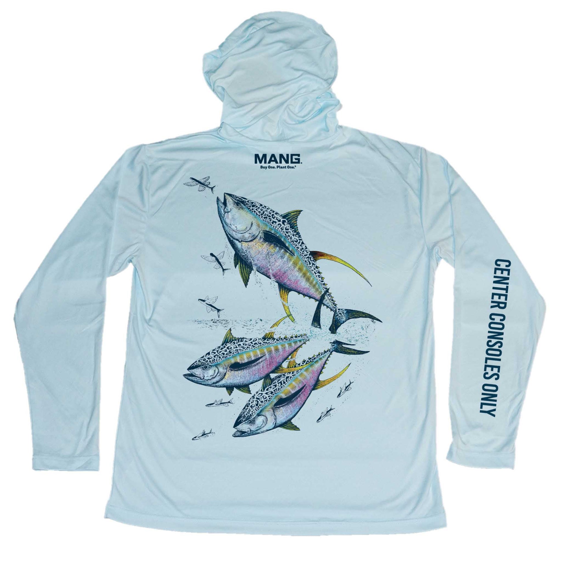 MANG Center Consoles Only Tuna Hoodie - S-Arctic Blue