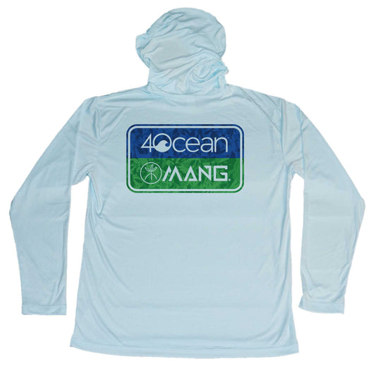 MANG 4ocean Quick Strike Eco Hoodie - Men's - XS-Arctic Blue